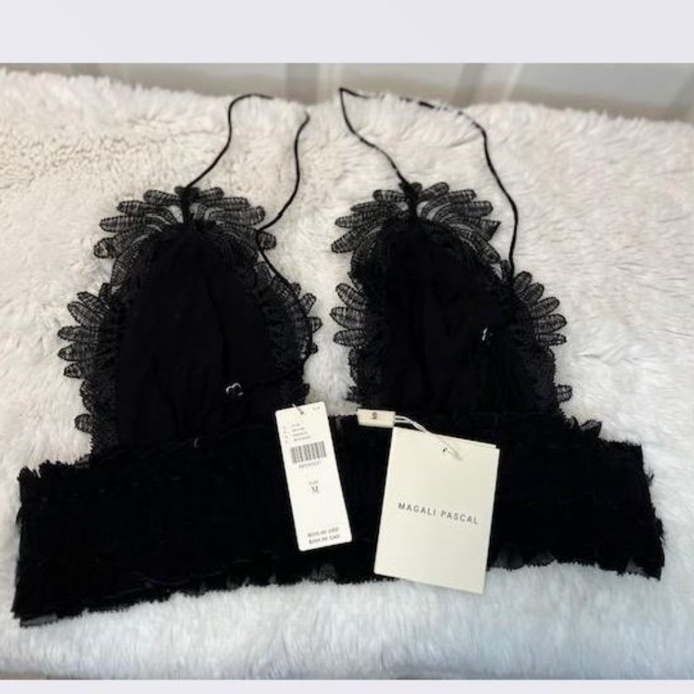 Magali Pascal Lace Cropped Bralette from Anthropologie - Size Medium - NTW - Picture 7 of 7